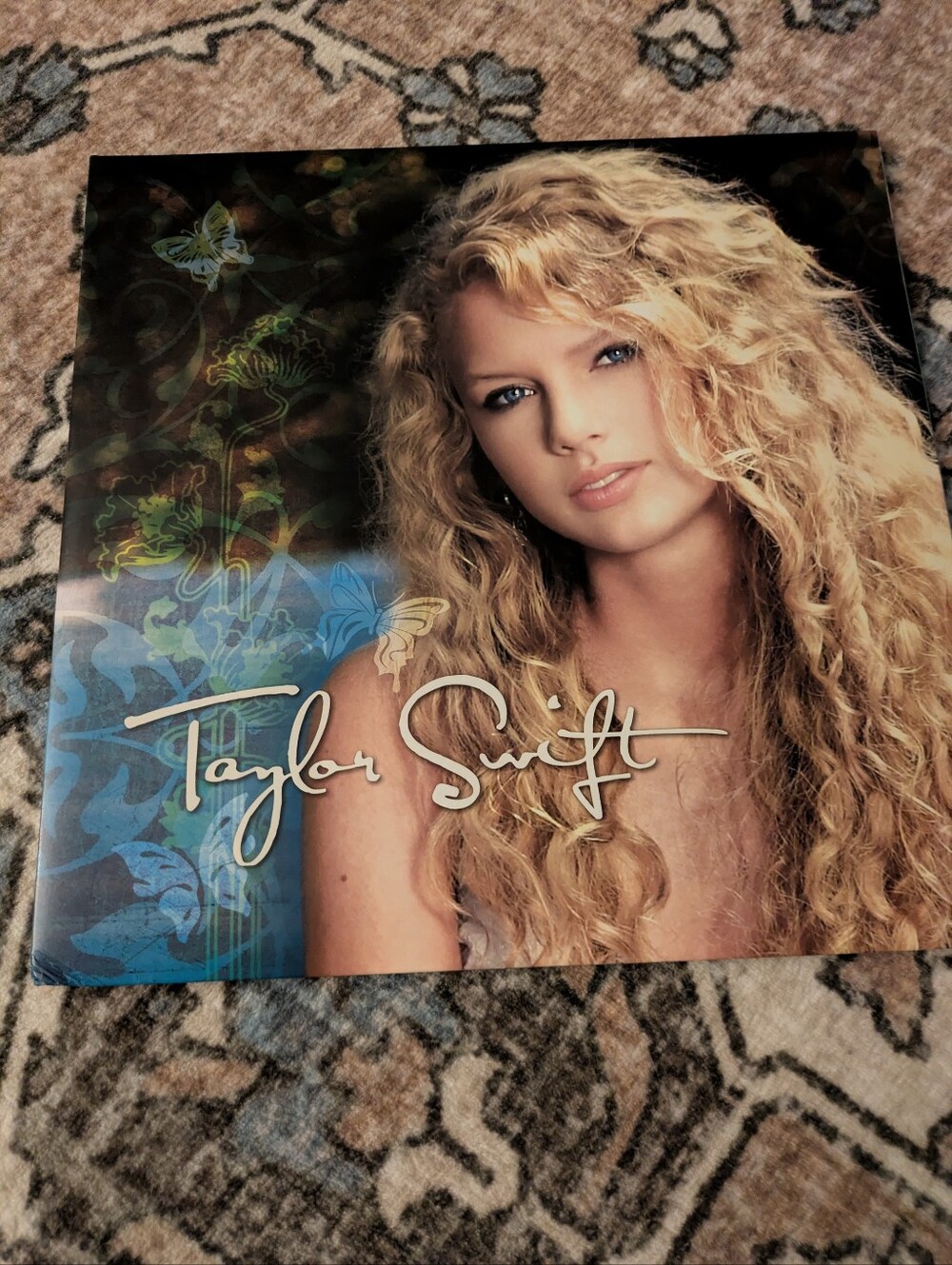 Taylor Swift Self-Titled RSD Edition Vinyl Record Clear and Torquoise LP